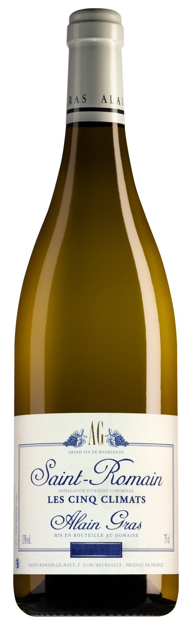 Domaine Alain Gras Saint-Romain Blanc Les Cinq Climats